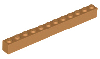 LEGO® los onderdeel Steen in kleur Medium Noga 6112